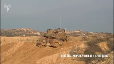 צה"ל'ס עליט 401סטע בריגאדע פירט דורך ערשטע טרענירונגען זינטן עזה מלחמה.