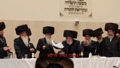 מלוה מלכה בצל כ"ק אדמו"ר מוויזניץ שליט"א 