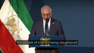 פארטריבענער קרוין פרינץ דערקלערט א קאמף פאר "באפרייאונג" אין איראן.