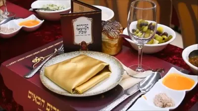 מעמד סיום מסכת פסחים בחצר הקודש פינסק קרלין