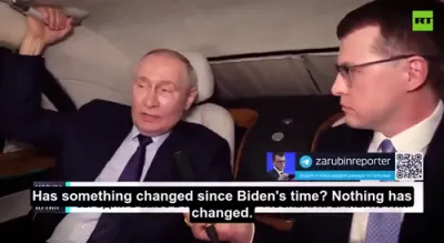 פוטין זאגט אז אייראפע וועט זיך בייגן פאר טראמפ.