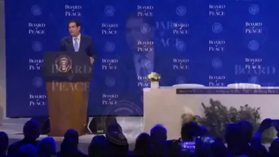 רוביא זאגט אז טראמפ האט דערגרייכט דאס "אוממעגליכע" אין עזה.