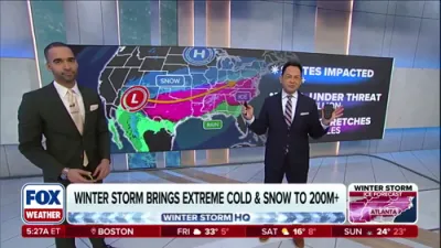 מאַסיווער ווינטער שטורעם וועט ברענגען אייז און שניי פון ניו מעקסיקא קיין ניו יארק.