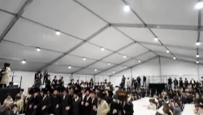 טיש לרגל הילולת הרה"ק רבי דוד מלעלוב זי"ע לעלוב פולין