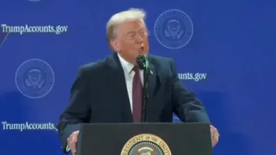 טראמפ רעדט איבער די טראמפ אקאונט פאר די יוגנט 