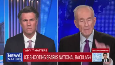 אוריילי פארטיידיגט טראמפ אין מינעסאטע אימיגראציע שיסעריי אין א פייערדיגע רעדע.