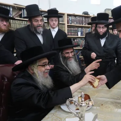 אין אריזאנע זעהט מען קינדערליך מיט לאנגע פאות- הערליכע דברי חיזוק פון כ"ק אדמו"ר מסאטמאר שליט"א פאר די תושבים פונעם בליענדיע ישוב אין קאסא גראדנע אריזאנע