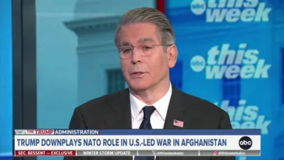 סעקרעטאר בעסענט זאגט אז אמעריקע האט אויסגעגעבן 22 טריליאן דאלאר מער ווי נאטא זינט 1980.