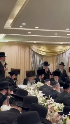 פריוואטע שבע ברכות בחצר הקודש גור