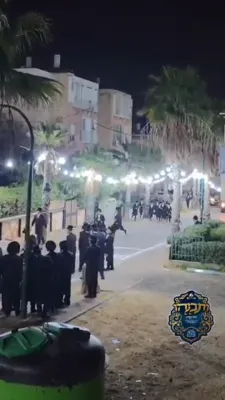 חסידי צאנז זענען מקבל פנים כ"ק אדמו"ר מצאנז שליט"א נאכן זיך צוריק קערן פון אמעריקע 