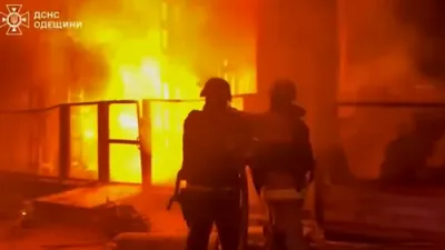 רוסישער דראון אטאקע שטעלט אפ וואסער צו 300,000 איינוואוינער אין אוקראינע.