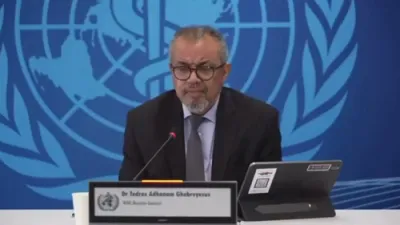 WHO טשיף טעדראס באהויפטעט אז די פאראייניגטע שטאטן האט נישט געטיילט קאוויד באווייזן.