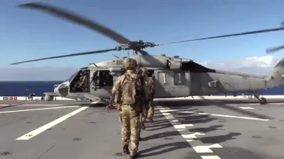 אמעריקאנער כוחות האבן אפגעשטעלט אן אויל טאנקער אין אינדישן אקעאן.