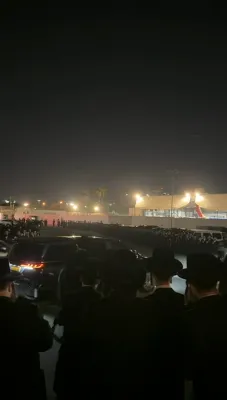 קבלת פנים כ"ק אדמו"ר מוויזניץ שליט"א אין ארץ ישראל 