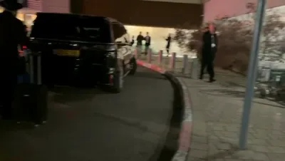 קבלת פנים כ"ק אדמו"ר מוויזניץ שליט"א אין ארץ ישראל 