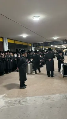 קבלת פנים כ"ק אדמו"ר מוויזניץ שליט"א אין ארץ ישראל 