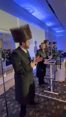 בילדער און ווידיאוס פון נאכן דערהויבענעם שבת דרשו