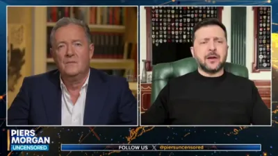 זעלענסקי קריטיקירט פוטין'ס היסטארישע אויסריידונגען פאר קאנפליקט.