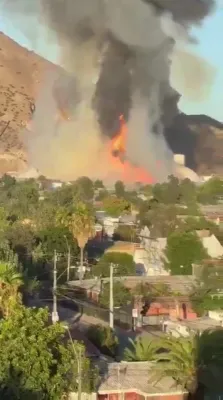 פיר טויטע, 17 פארוואונדעטע אין טשילע געז טראק אויפרייס.