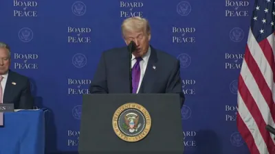 פרעזידענט טראמפ פארזיכערט 7 ביליאן דאלאר פאר עזה הילף דורך די בארד אף פיס.