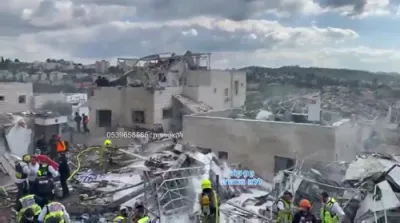 57 פארוואונדעט, 9 אומגעקומען, נאך א אויפרייס פון א איראנע מיסל אין אלט בית שמש 