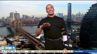 וואלקנס און לייכטע שניי מעגליך דאנערשטאג אין ניו יארק סיטי.