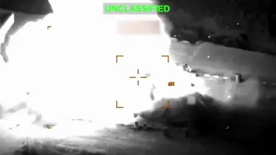 אמעריקאנער לופט-אטאקעס צעשטערן איראנע דראון און ראדארן.