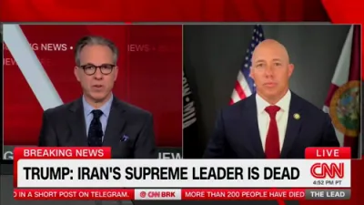 קאנגרעסמאן מאסט לויבט אויס טראמפ'ס אטאקעס אויף איראן