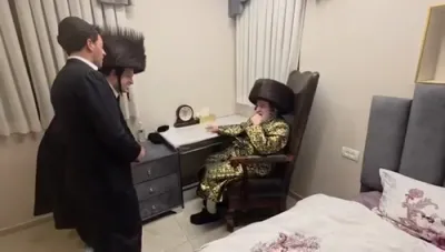 כ"ק אדמו"ר מוויזניץ שליט"א נעמט אויף פילאנטראפן