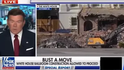 פעדעראלער ריכטער ערלויבט ווייסן הויז באל רום קאנסטרוקציע צו פאראויסגיין.