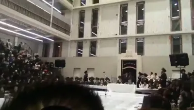 פורים טיש בחצר הקודש פשעווארסק