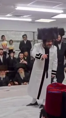 פיינע ווידיאוס פון פורים ביי כ"ק אדמו"ר מקרעטשניף כפר עטה שליט"א