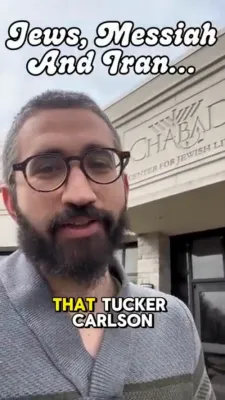 די פאלשע באשולדיגונג פון טאקער קארלסאן אויף חב"ד 