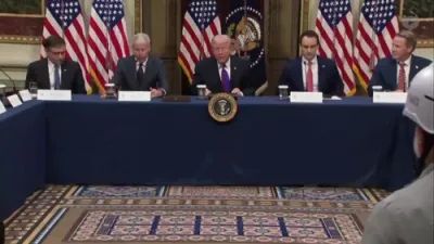 טראמפ גיט איראן א ראטע פון ​​15 איבער 10 און זאגט אז ער האט א פרעווענטיוו אטאקע.