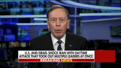 אמעריקאנער גענעראל דעיוויד פעטראוס האט געמאלדן א טאג-אטאקע אויף איראן'ס סופרים קאונסיל