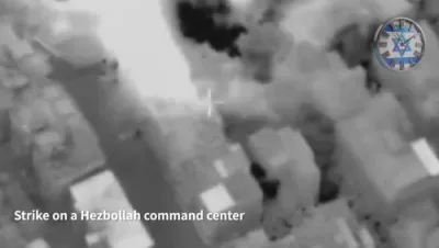 מדינת ישראל צעשטערט חיזבאללה'ס נייע קאמאנד צענטערס אין ביירוט אטאקעס.