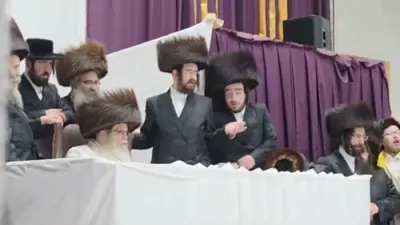 פורים בחצר הקודש סאטמאר 