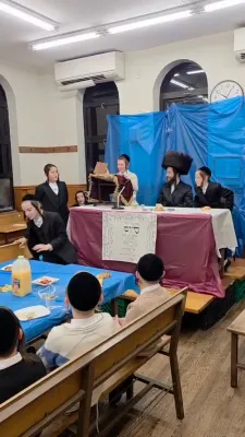 פורים ביי הגה"צ אב"ד סיגוט שליט"א 