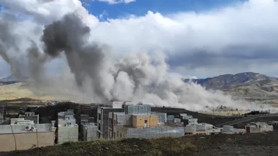 לופט-אטאקע צילט אויף IRGC גרענעץ-וואך הויפטקווארטיר אין די איראנער בערג.