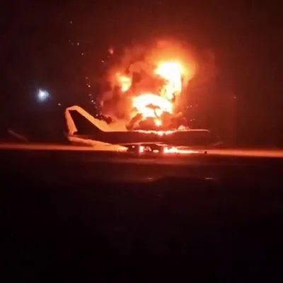 איזראעלי אטאקעס האט פארניכטעט איראן'ס לעצטן KC-747 טאנקער אין טעהראן לופטפעלד.