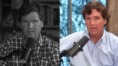 טאקער קארלסאן האט שוין געטוישט זיין מיינונג צופיל מאל איב מדינת ישראל ער