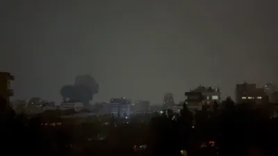 טעהראן ווערט אטאקירט ביינאכט