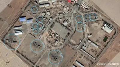 מדינת ישראל אטאקירט וויכטיגע איראנער באזעס נעבן איספאהאן.