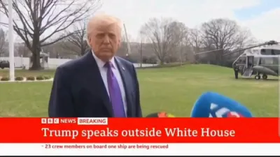 טראמפ ענטפערט פאר ריפארטער: דעיס איז נישט קיין נייס קשיא