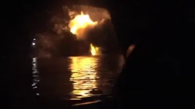 איראן צילט אמעריקא-געפירטן אויל טאנקער אויפן ים.