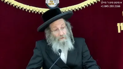 א מינוט מיט ר' מיילך שליט"א-ערש"ק פרשת ויקהל - פקודי כד' אדר תשפ"ו