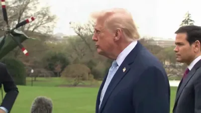 טראמפ זאגט אז ס'קומט נישט קיין וואפן שטילשטאנד ווען אמעריקאנער אטאקעס שוואכן אפ איראן.