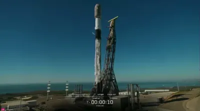 פאלקאן 9 האט ארויפגעלאזט די פרישע גרופע פון 25 סטארלינק סאטעליטן.