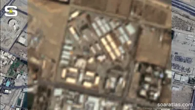 איזראעלי לופט אטאקע האט חרוב געמאכט טעהראן פאליציי לאגיסטיק קאמפאנז.