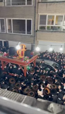 הכנסת ספר תורה בחצר הקודש פשעווארסק